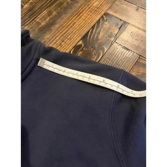 Jachs New York Men Large Blue Zip up Pullover Academia Gorp Core Preppy Grandpa - Picture 13 of 13